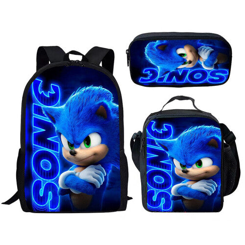 Sonic 3pc backpack set