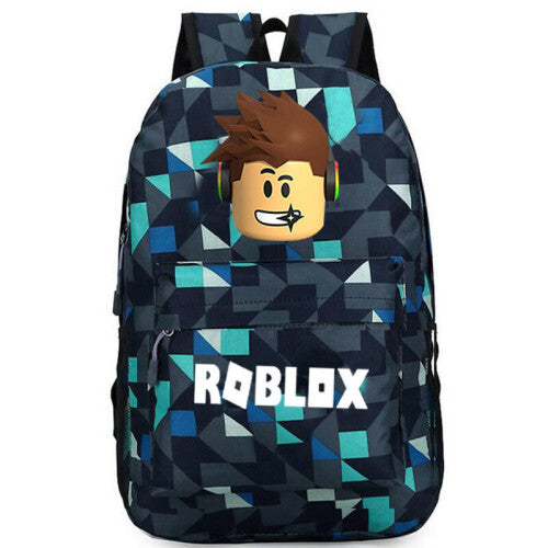 Blue grid Roblox Backpack