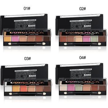 Romantic Bird 6 Colours Creamy Corrector, Concealer n Face Contour Palette