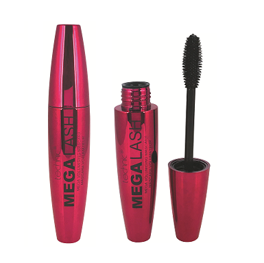 Technic Mega Lash Volumising Black Mascara in Pink Tube