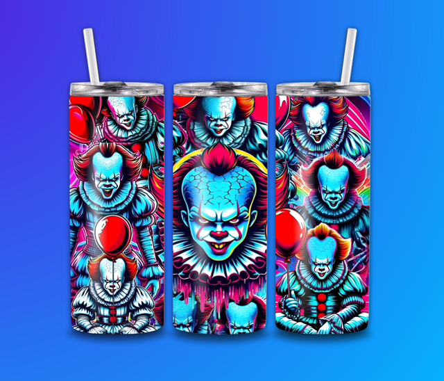 It clown 20oz tumbler