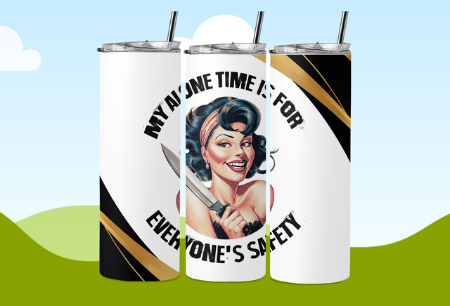 Time is for Everyone safety 20oz tumbler