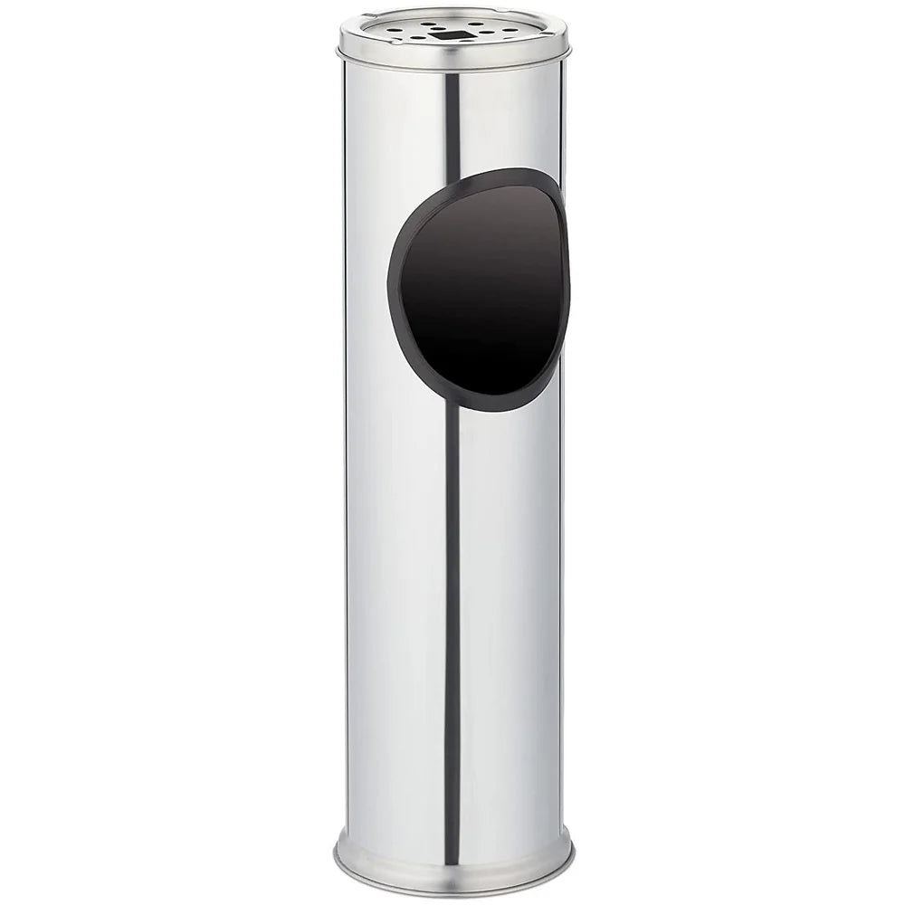Stainless Steel Bin with Ashtray