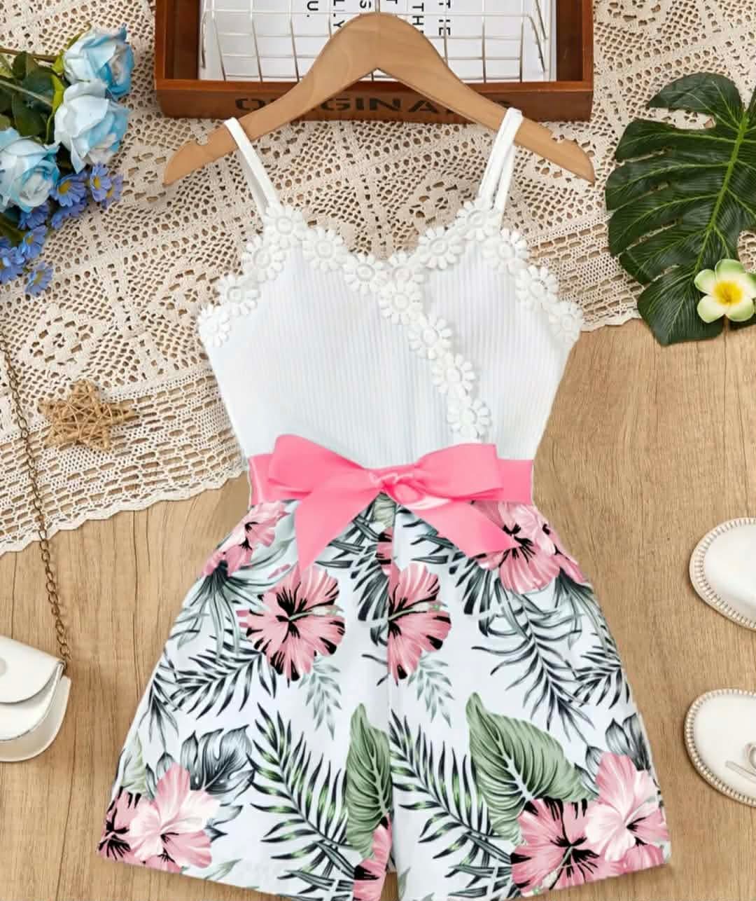 Girls Summer Jumpsuit