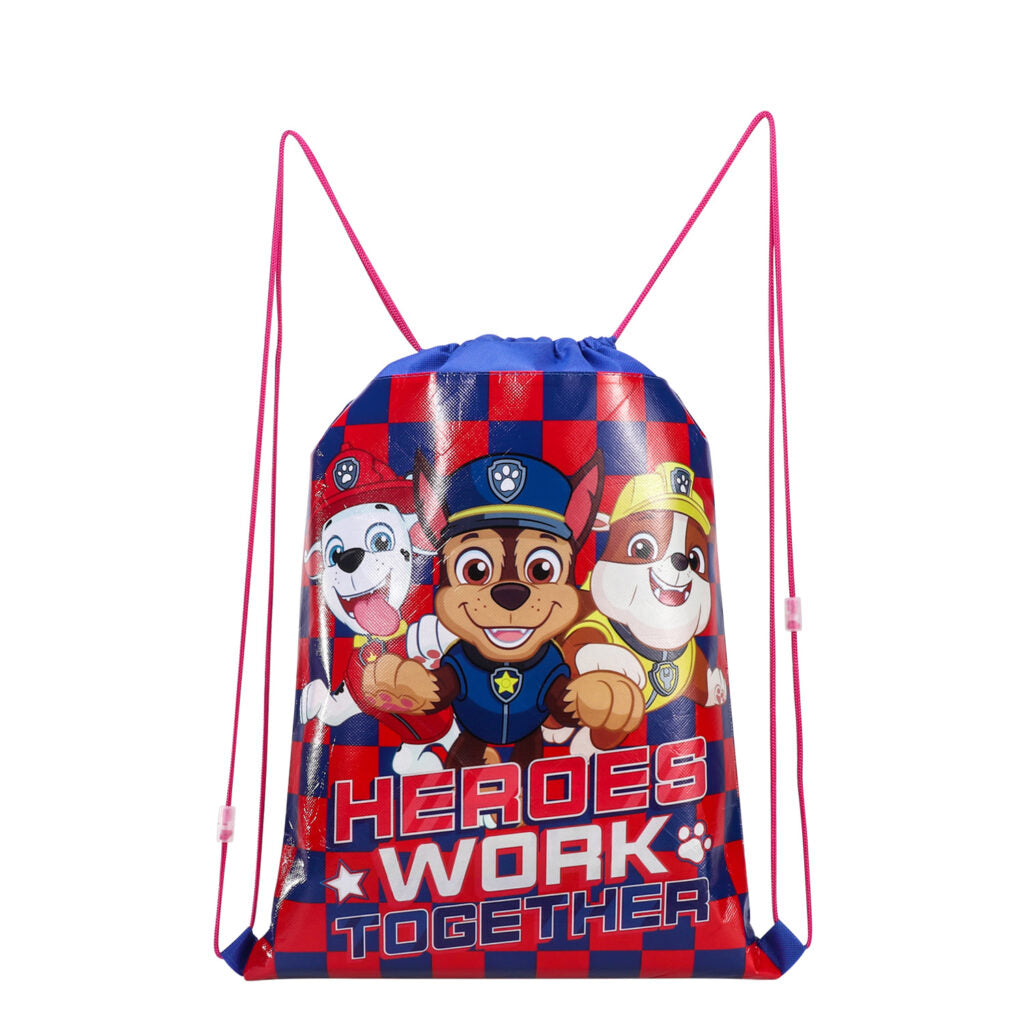Paw Patrol Pull String Back To School Gym Swim PE Kit Bag