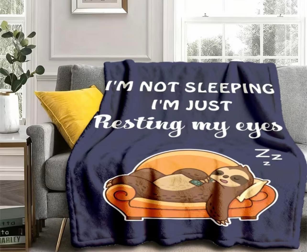 I’m Just Resting My Eyes Blanket 130x100cm