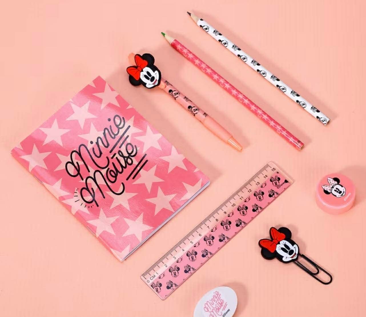 Minnie Mouse 9pc Filled Pencils Case