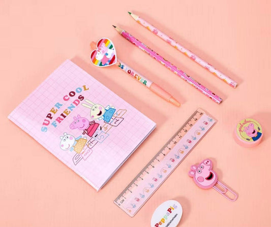 Peppa Pig 9pc Filled Pencils Case