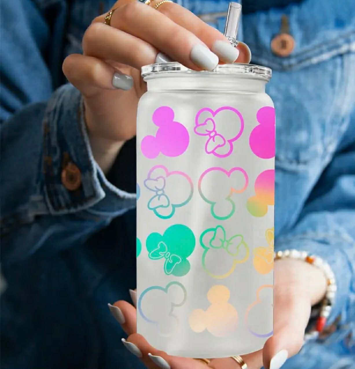Minnie Mouse Colourful Libby Glass