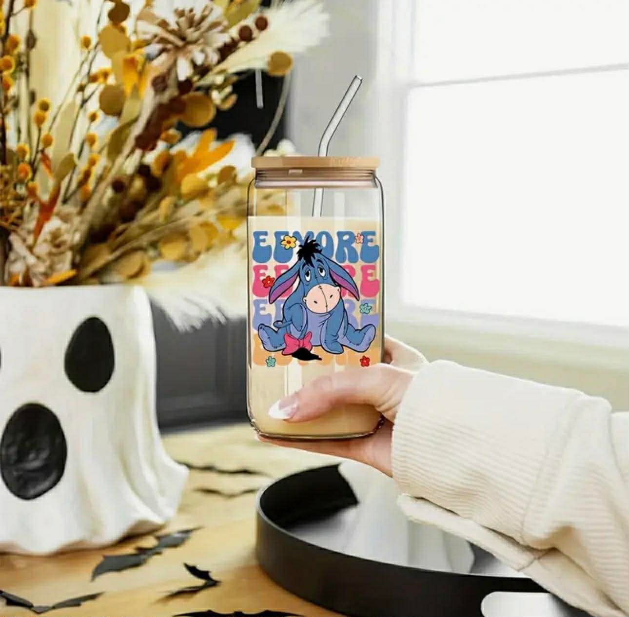 Eeyore Libby glass