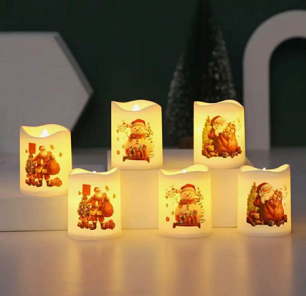 Set of 6 Flameless LED Candles