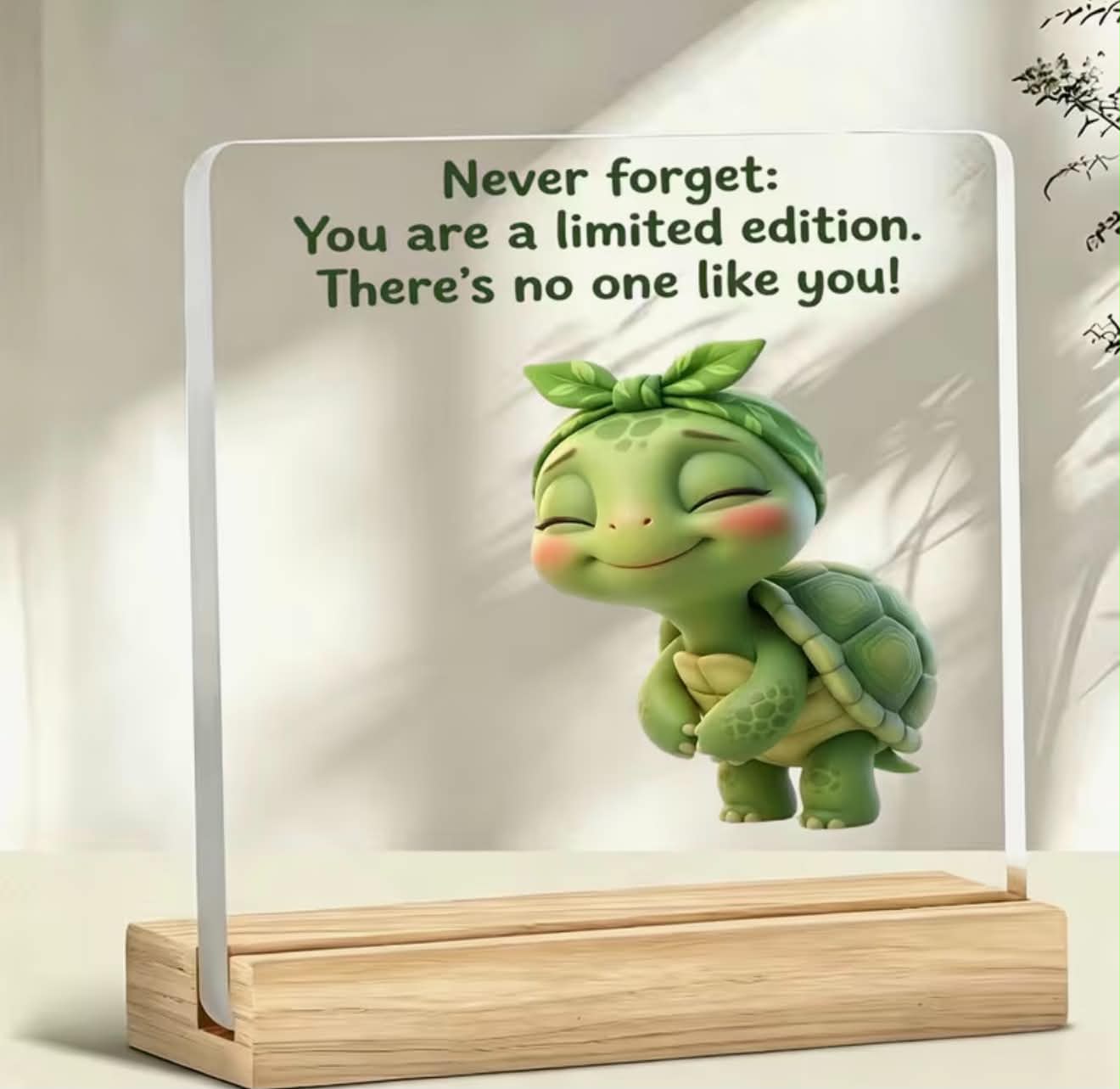 There’s No one Like You Plaque