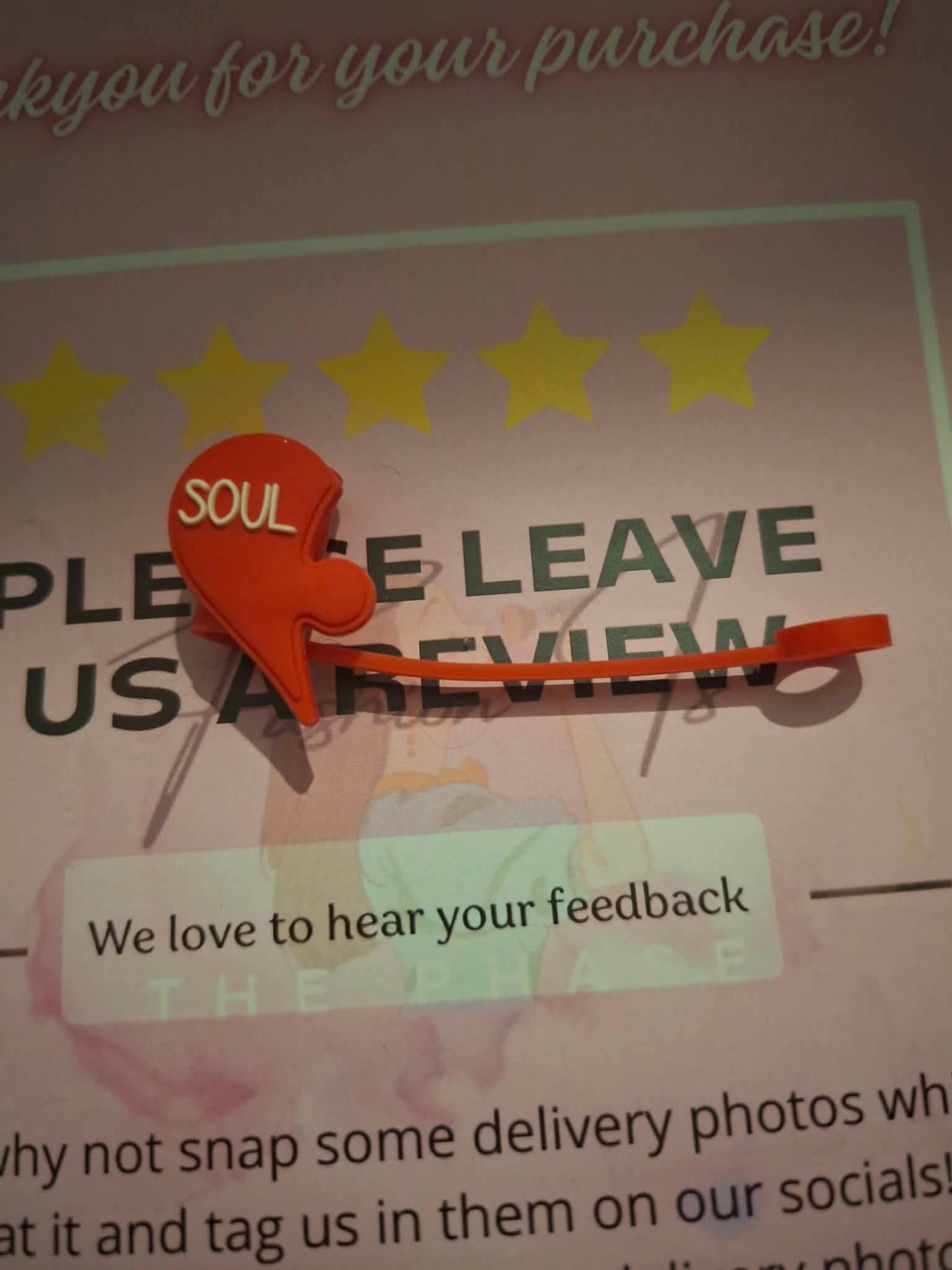 Soul straw topper