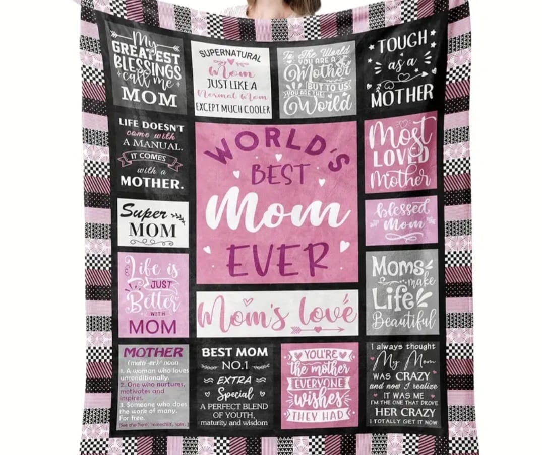 World best mom blanket