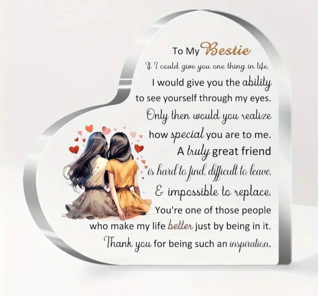 Bestie Plaque