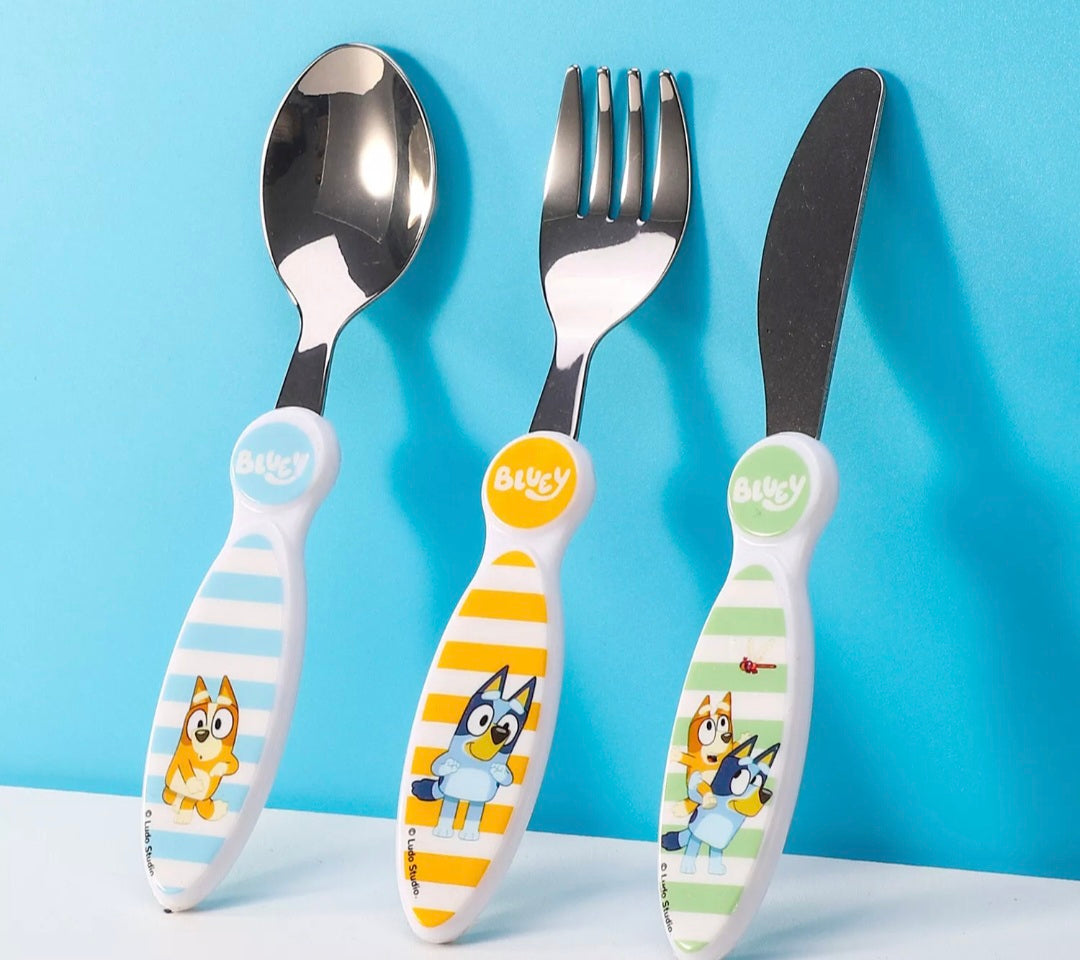 Bluey 3Pc Cutlery Set