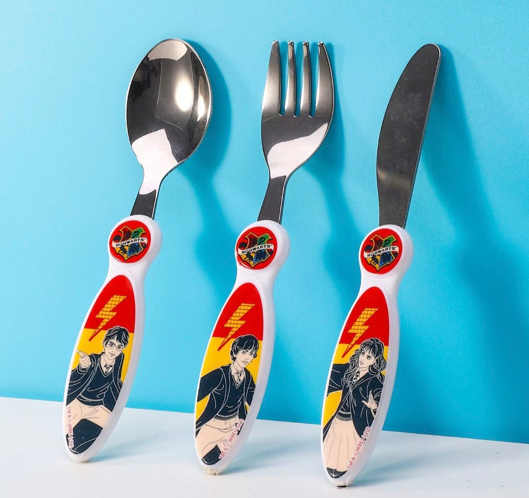 Harry Potter 3Pc Cutlery Set