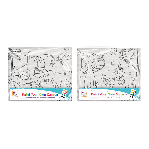 PAINT YOUR OWN CANVAS 30CM X 25CM