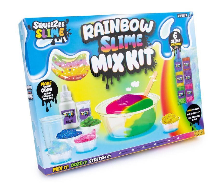 Rainbow slime making kit for kids