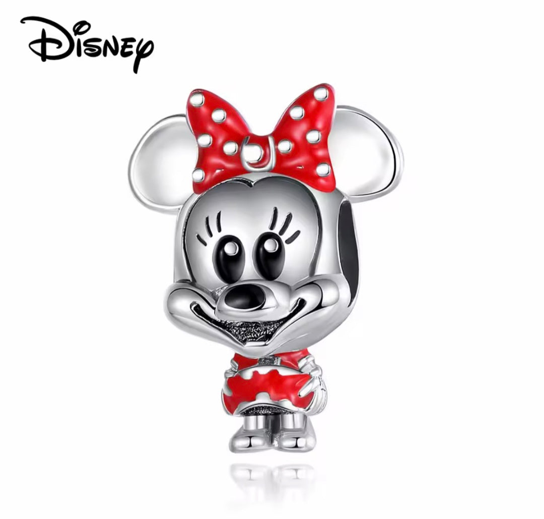 Disney Minnie Mouse Dotted Dress & Bow Charm