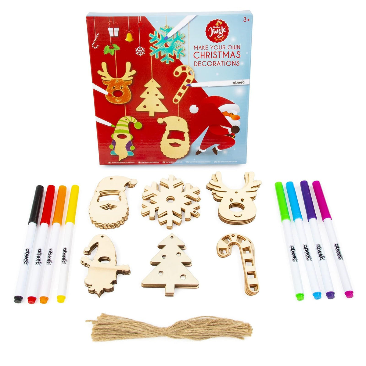 Make your own christmas decorations kids craft kit