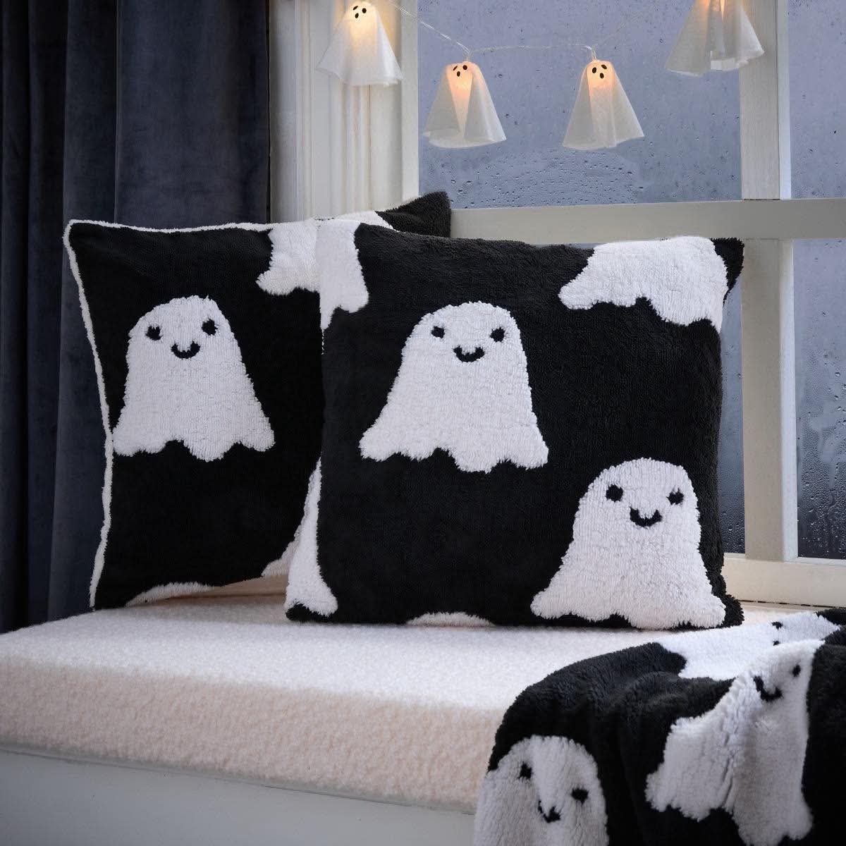 Tufted ghost cushion covers - monochrome
