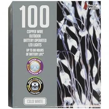 100 Cold white outdoor cooper wire lights