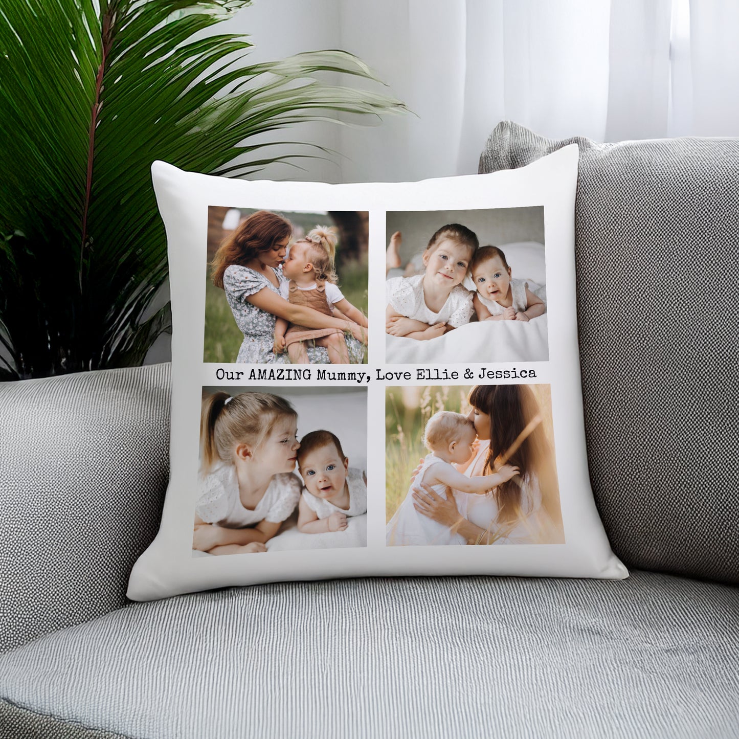 Personalised Mutli Photo Upload Cushion