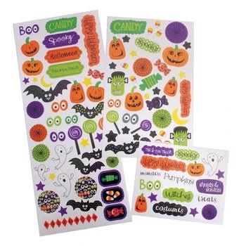 100 halloween stickers