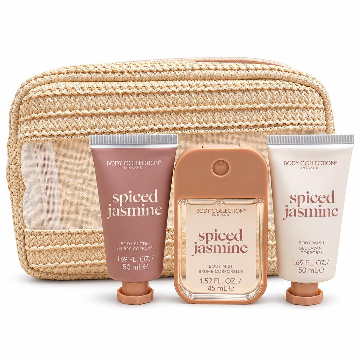 Body collection spiced jasmine bath & body gift set