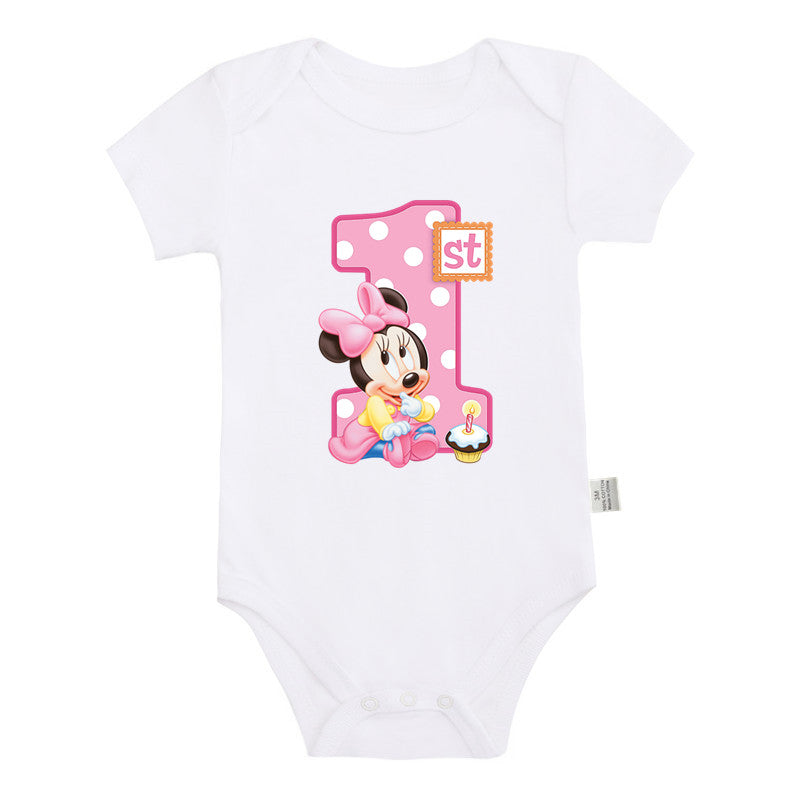 Minnie First Birthday Vest