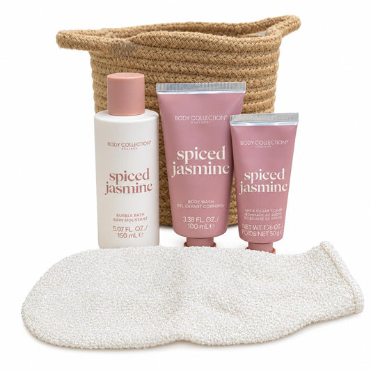 Body collection - body glow basket pampering gift set