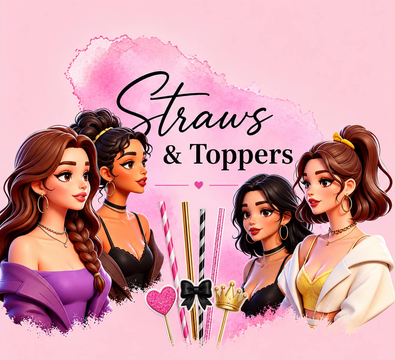 Straws & Toppers💎