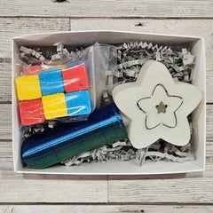 Glow in the Dark Star Bath Bomb Wand Set