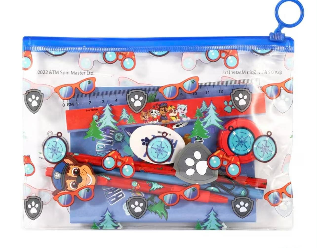 Paw Patrol 9pc Filled Pencil Case