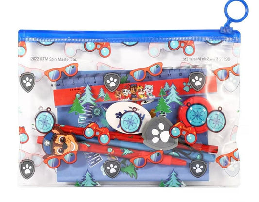 Paw Patrol 9pc Filled Pencil Case