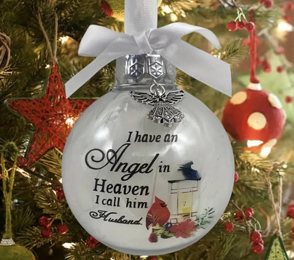An angel in heaven bauble