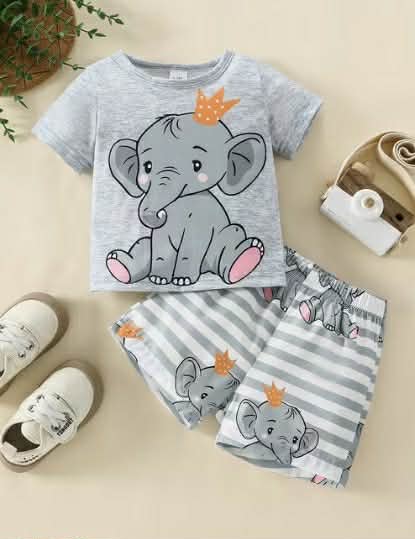 Cute Printed Elephant