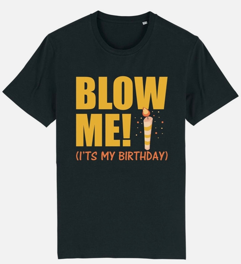 Blow Me It's My Birthday T-Shirt