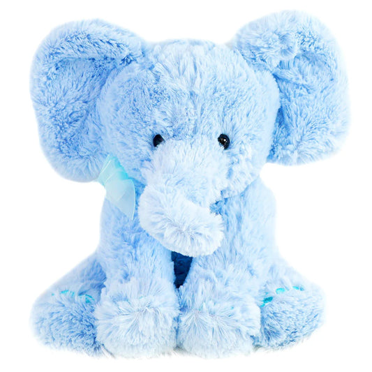 Blue Plush Elephant Soft Toy