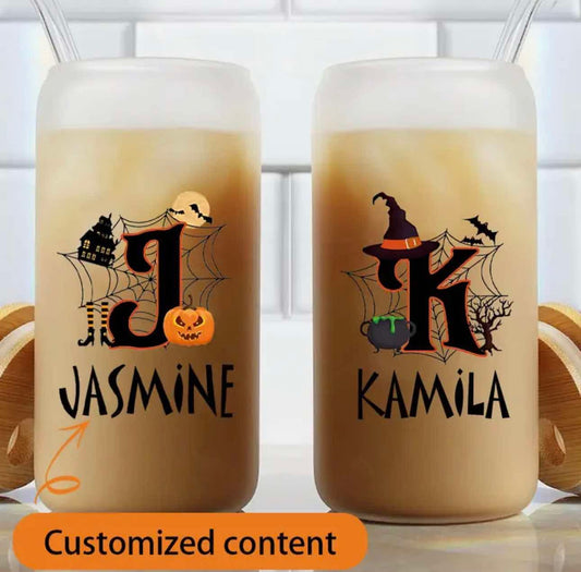 Personalised Halloween Libby Glass