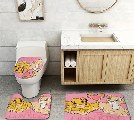 3pc lion king bathroom set