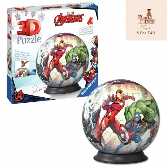 Avengers 3D Puzzle 72 Piece Puzzle