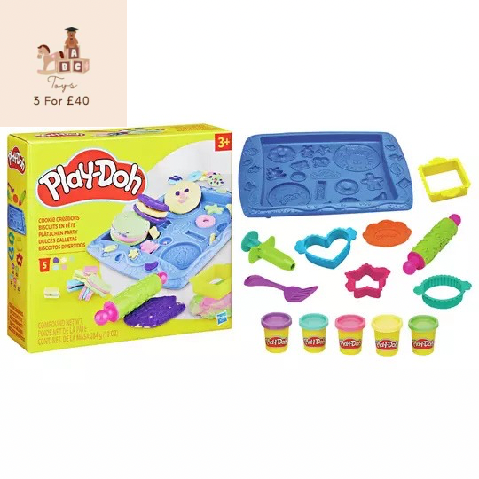 Play-Doh Sweet Shoppe Cookie Creations with 5 Tubs