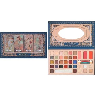 IGOODCO Beautiful Goddess Eyeshadow, Blush n Highlighter Palette