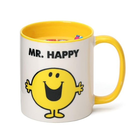 Mr Happy Lemon & Ginger Scented Reusable Mug Candle