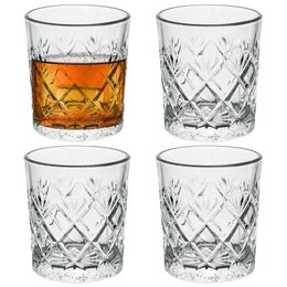 Set of 4 230ML Whisky Drinking Glasses