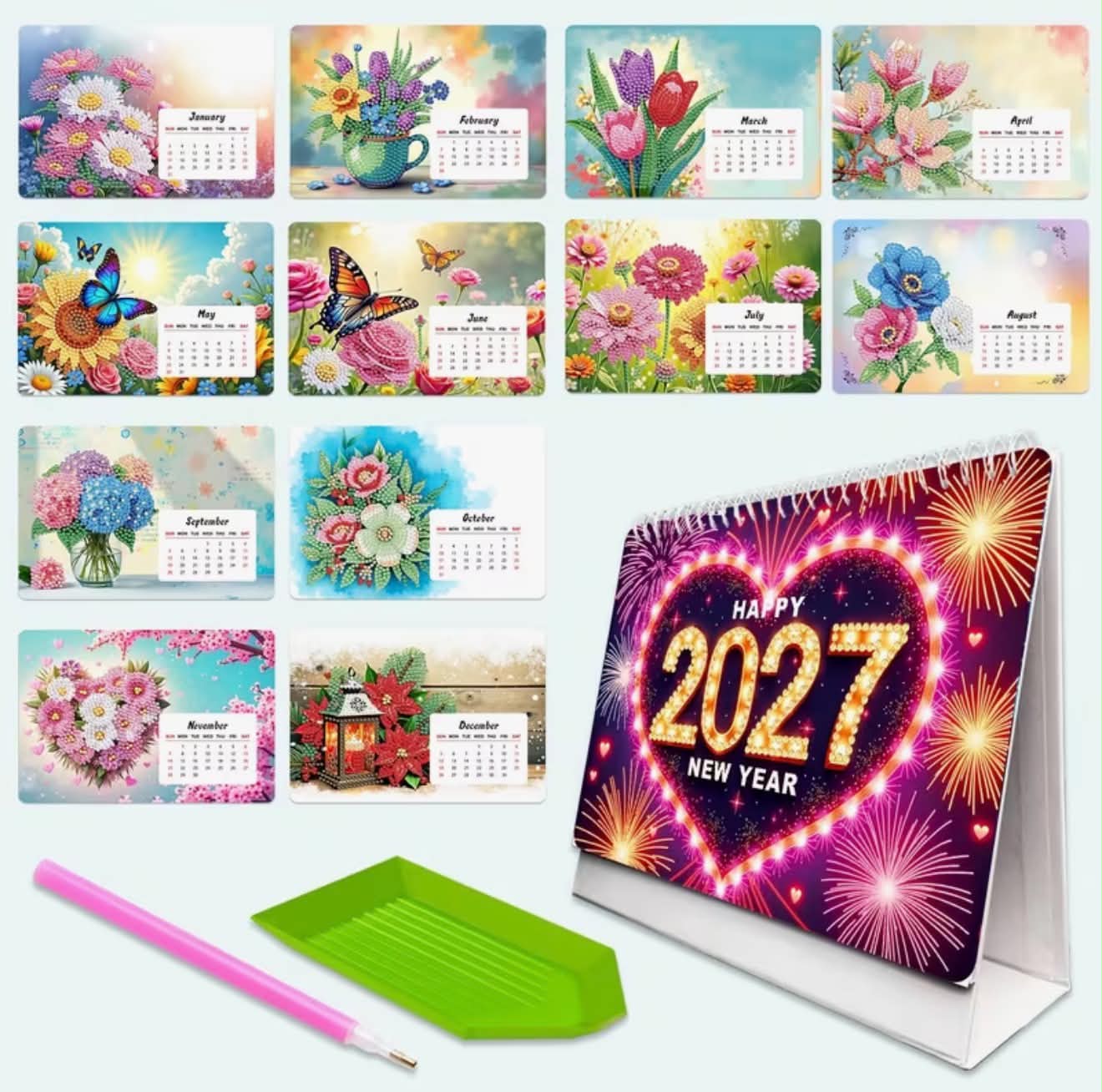 Diamond Art 2027 Calendar