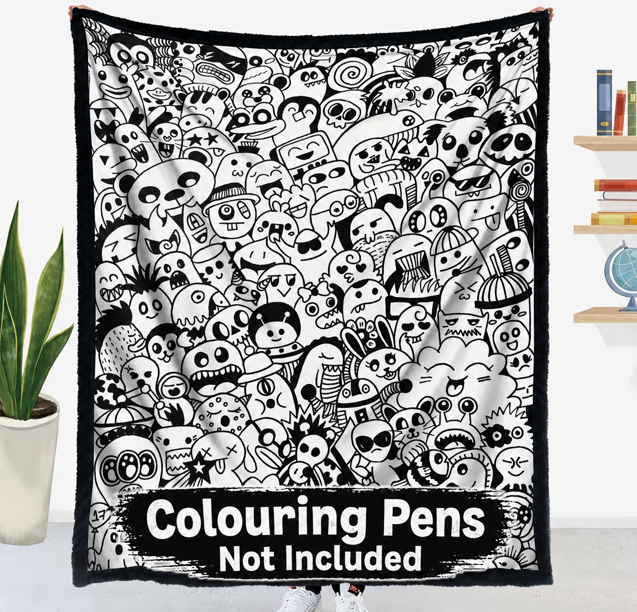 Doodle Blanket (Colouring Pens Not Included)