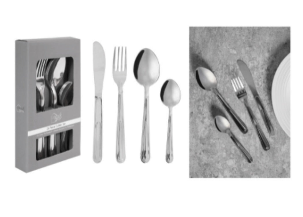 MODENA 16 PIECE STAINLESS STEEL CUTLERY SET